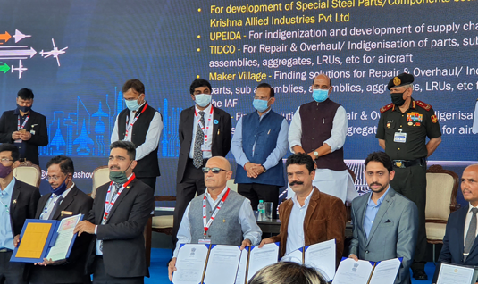 MOU during Aero India 2021 with Government of Gujarat